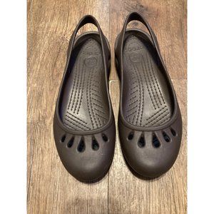 Crocs Ballet Flats Womens 9W Slipon Kadee Work Shoes